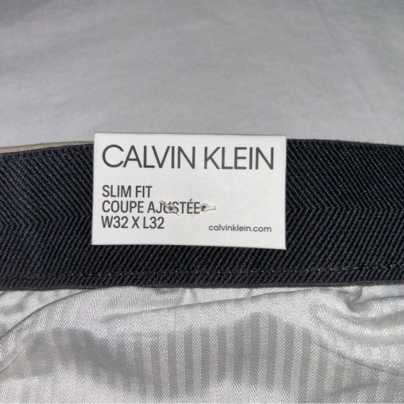 Calvin Klein Men’s Slim Fit Stretch Chino Pants, 32W x 32L - Picture 8 of 17